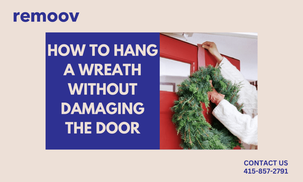 How to Hang a Wreath Without Damaging the Door